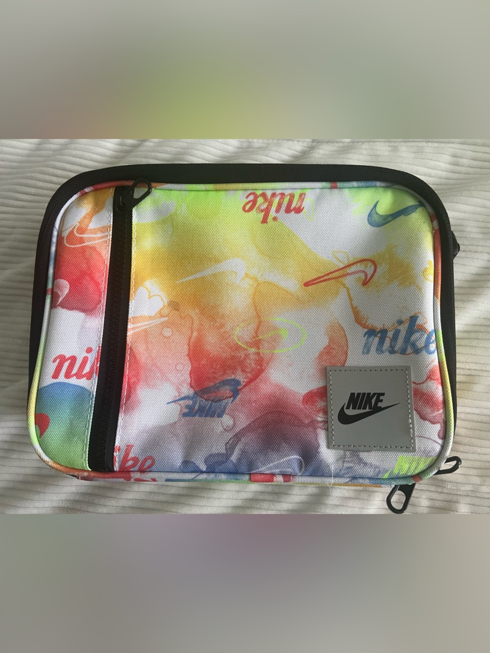 Nike Multicolor Watercolor Logo Lunch Box